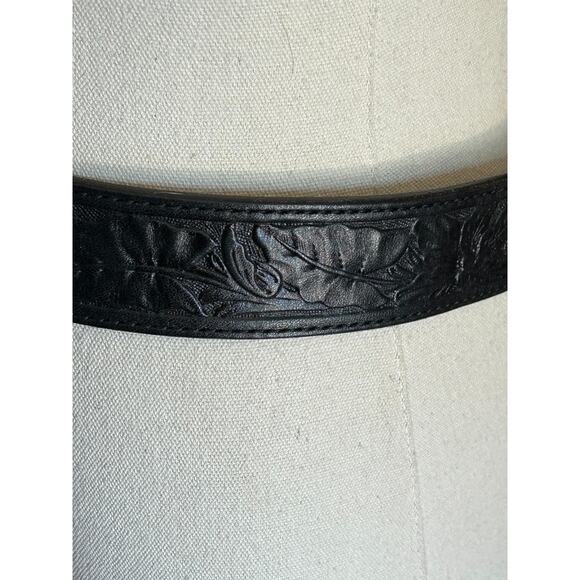 Floral Rhinestone Buckle Embossed Belt Cottagecore Western Romantic 
35–41” main image 6
